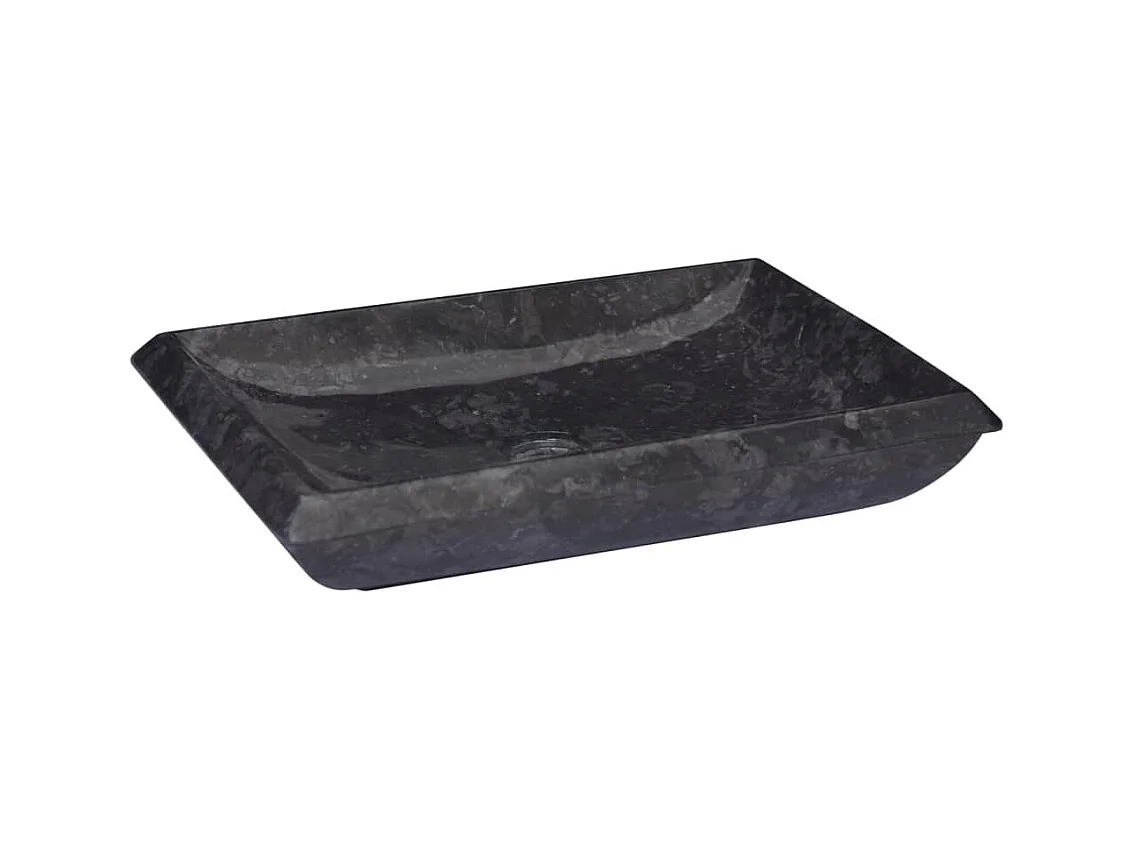 Vasque Noir 50x35x10 cm Marbre WVGQ8302