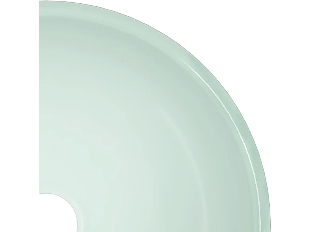 Vasque Verre trempé 30x12 cm Blanc WVGQ8876