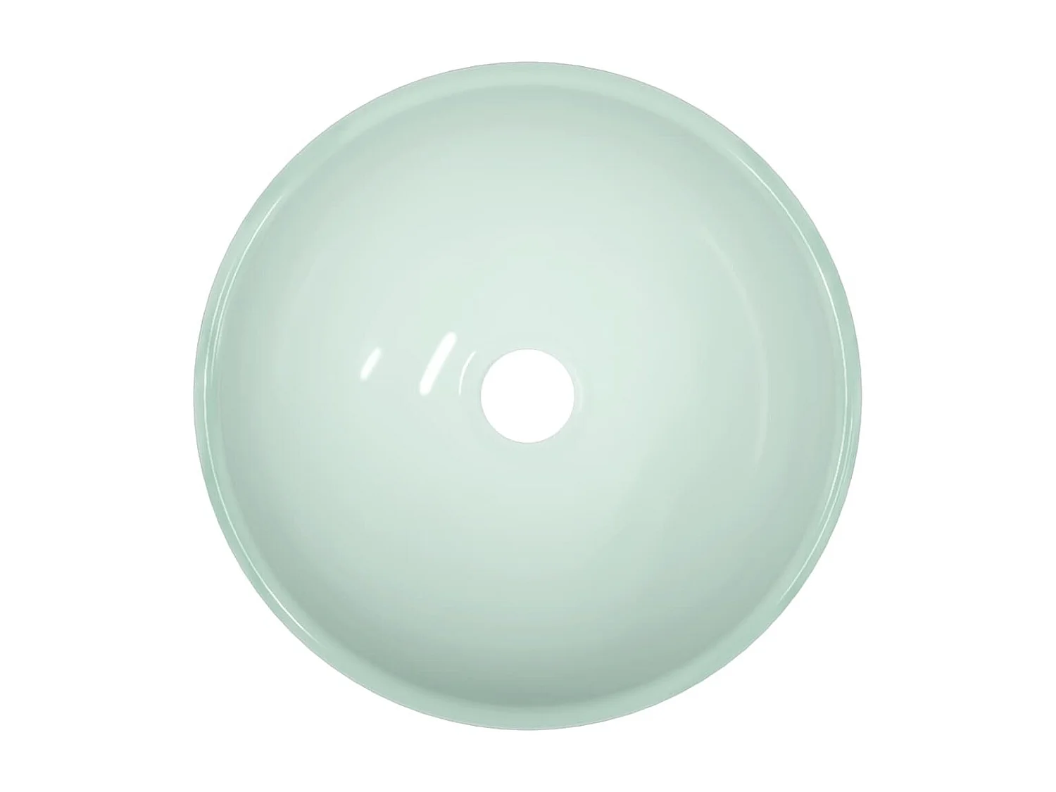 Vasque Verre trempé 30x12 cm Blanc WVGQ8876