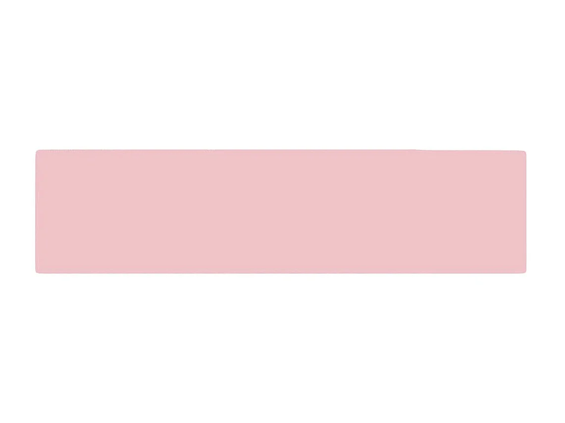 Vasque de salle de bain avec trop-plein Céramique Rose SEF46632