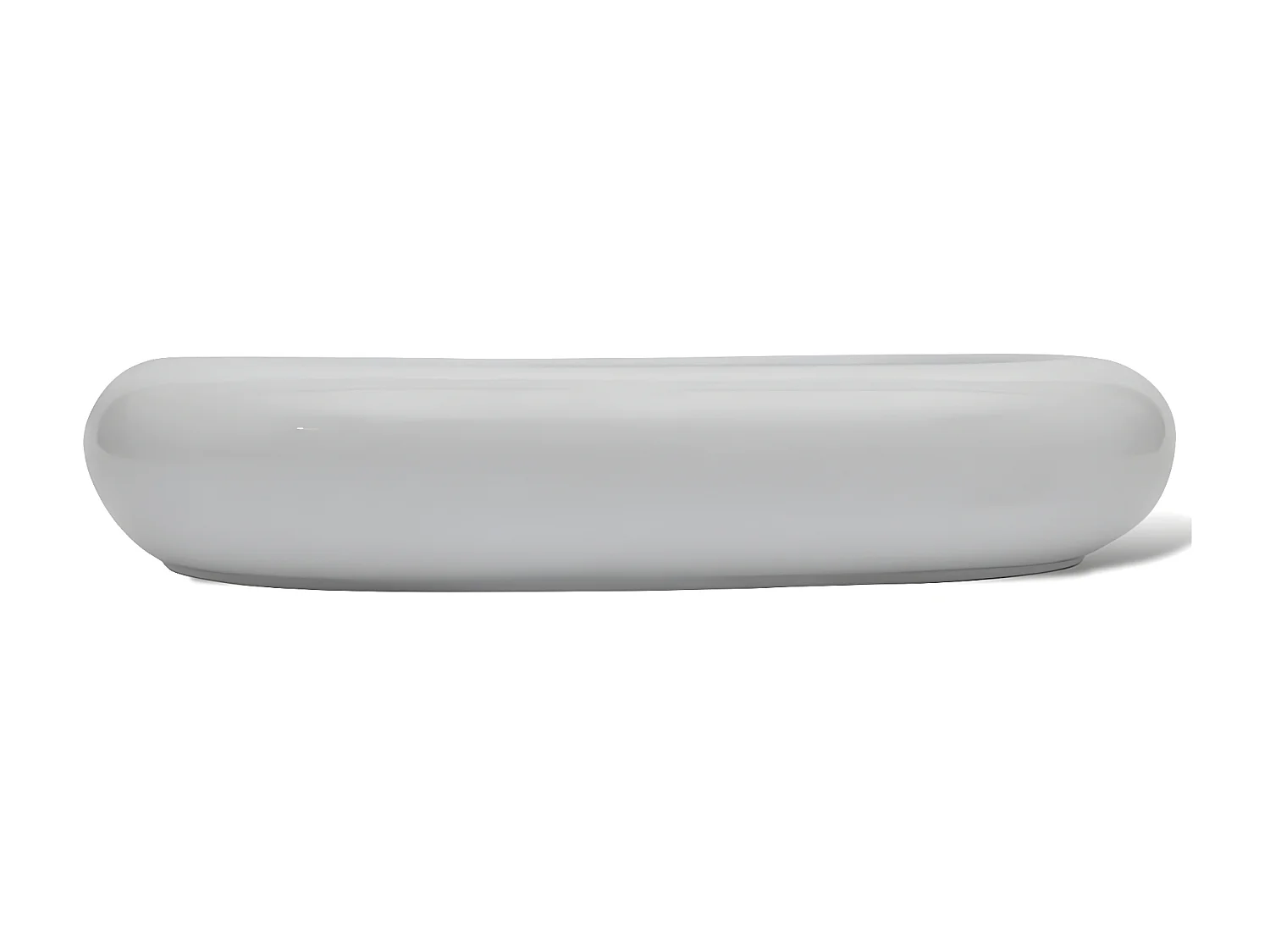 Vasque de salle de bain avec mitigeur Céramique Ovale Blanc WVGQ2304