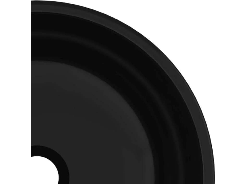 Vasque Verre trempé 35x12 cm Noir WVGQ1463