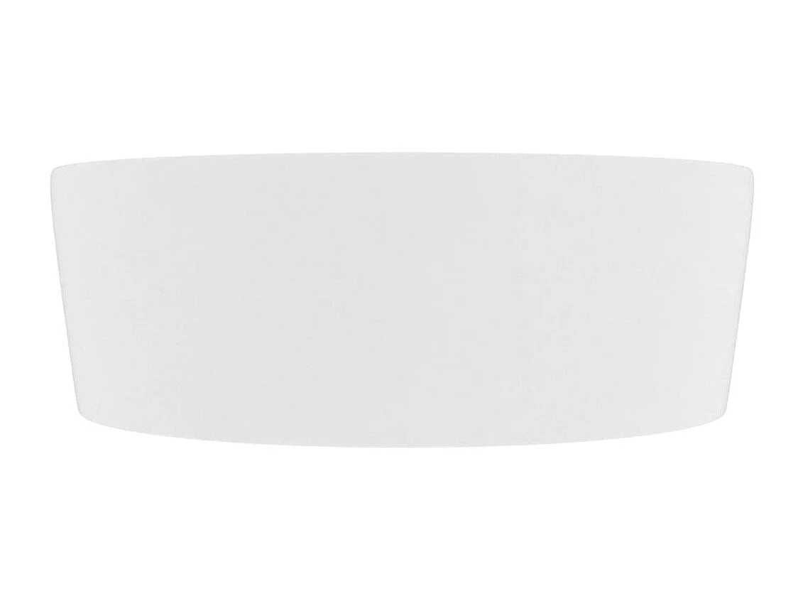 Vasque de luxe avec trop-plein Blanc mat 36x13 cm Céramique WVGQ1190