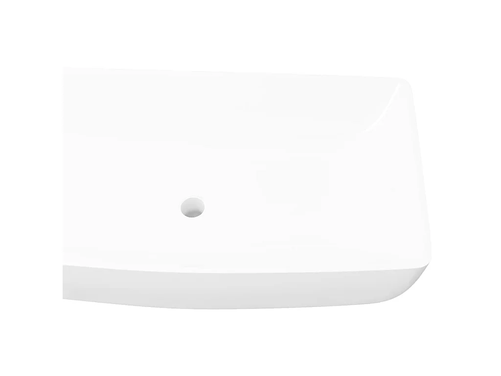 Cuvete Cerâmica de luxo Retangular Branca 71 x 39 cm PT401136