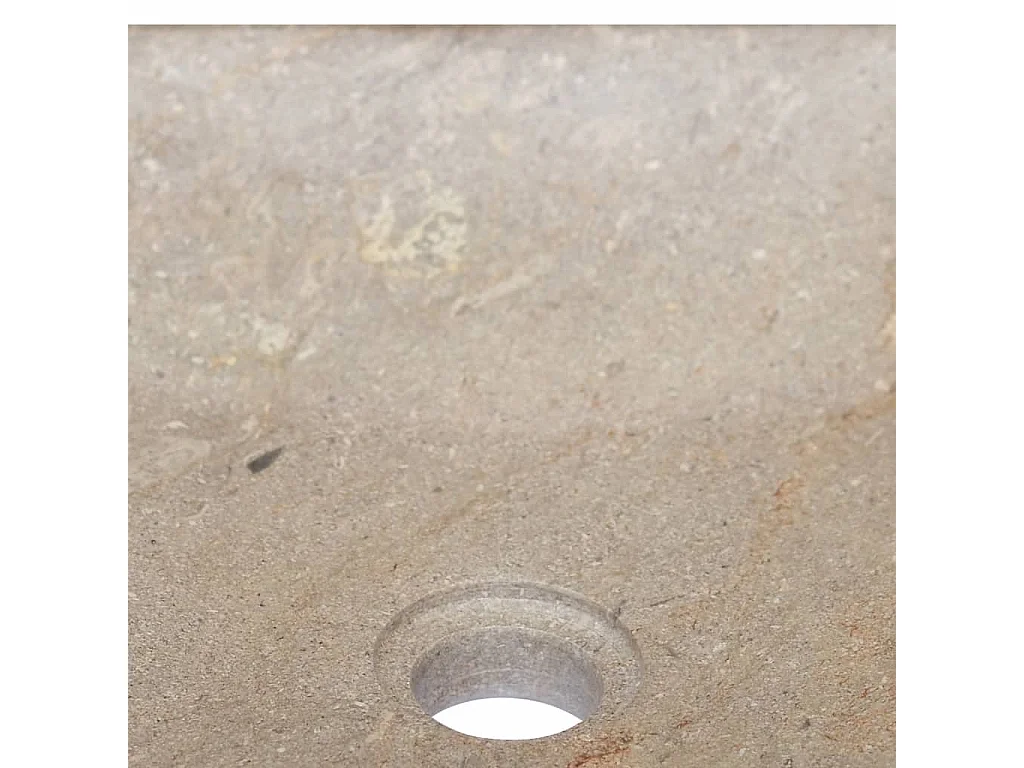 Lavabo gris mármol 40x40x10 cm ES66372