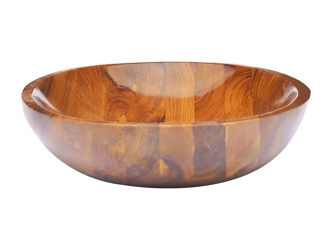 Vasque Bois de teck massif 60x40x10 cm WVGQ5446