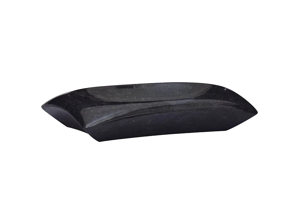 Lavabo mármol negro 50x35x10 cm ES66596