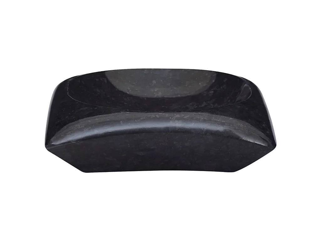 Lavabo mármol negro 50x35x10 cm ES66596