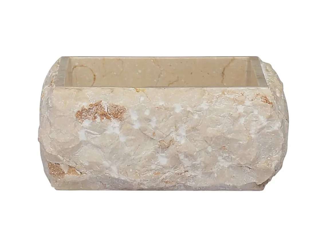 Vasque Crème 30x30x13 cm Marbre WVGQ7986