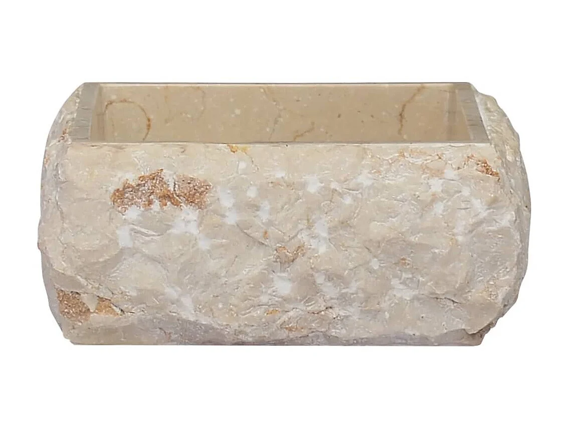 Lavatório 30x30x13 mármore cor creme PT288942