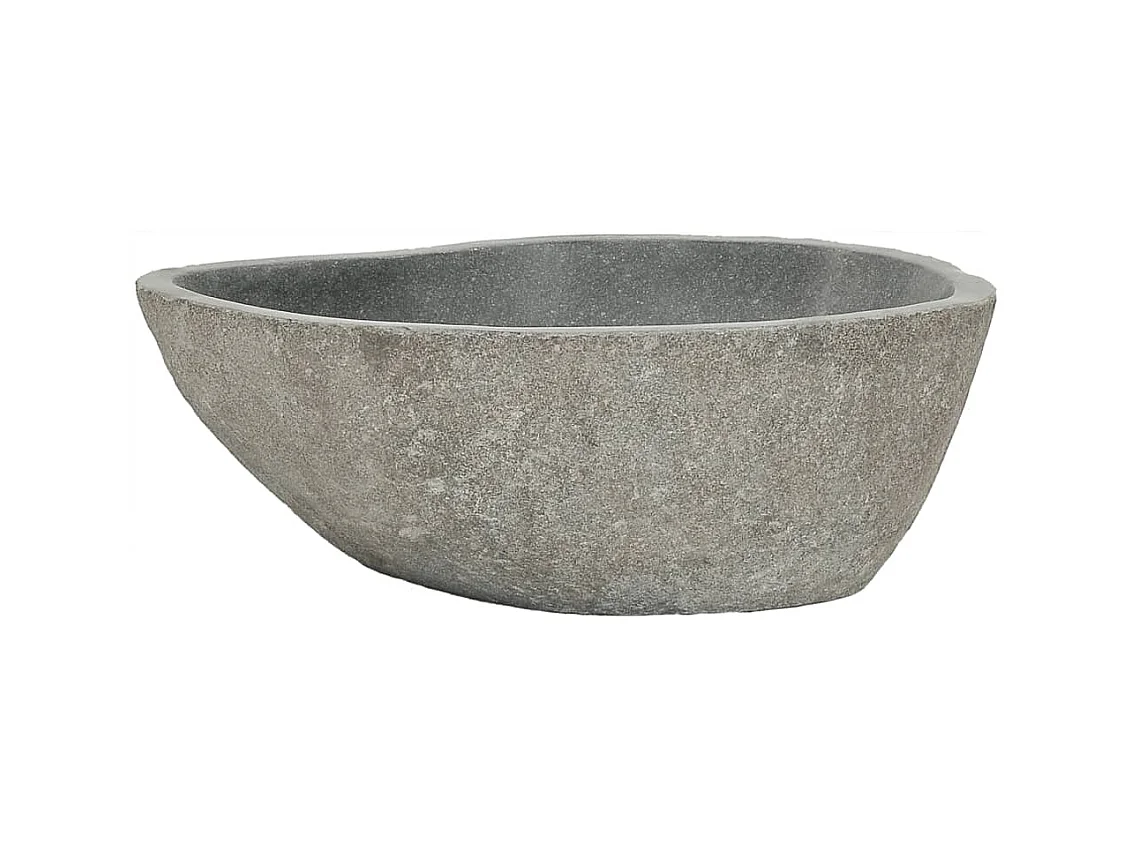 Lavabo de piedra de río ovalado 37-46 cm ES66449