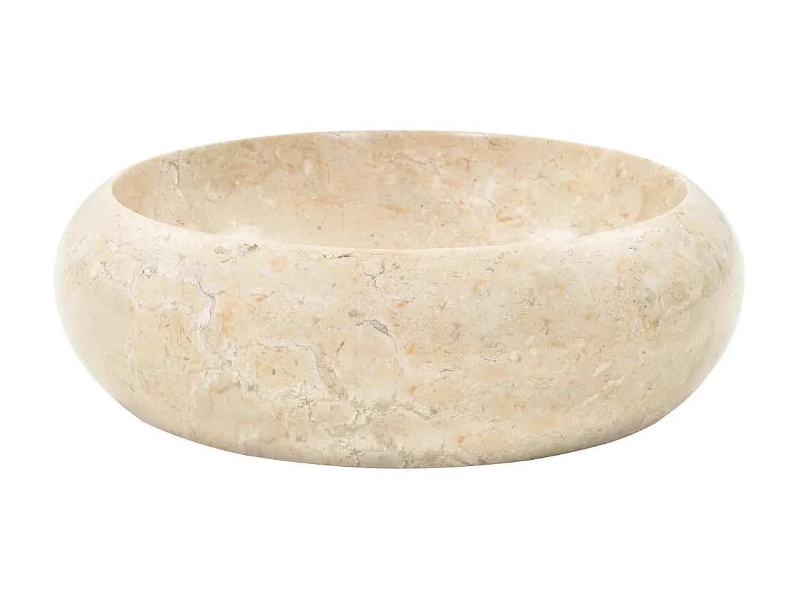 Vasque 40 x 12 cm Marbre Crème WVGQ3325