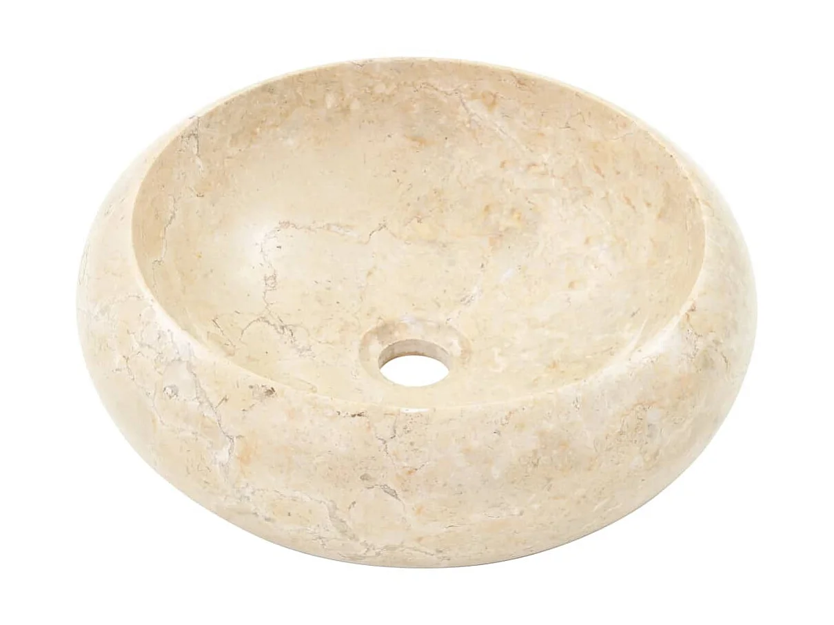 Vasque 40 x 12 cm Marbre Crème WVGQ3325