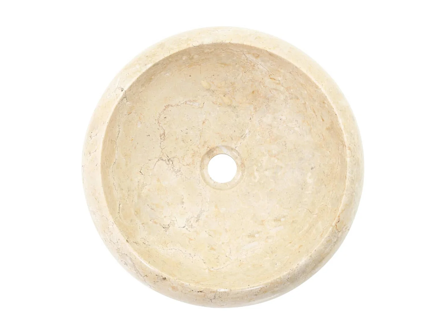 Vasque 40 x 12 cm Marbre Crème WVGQ3325