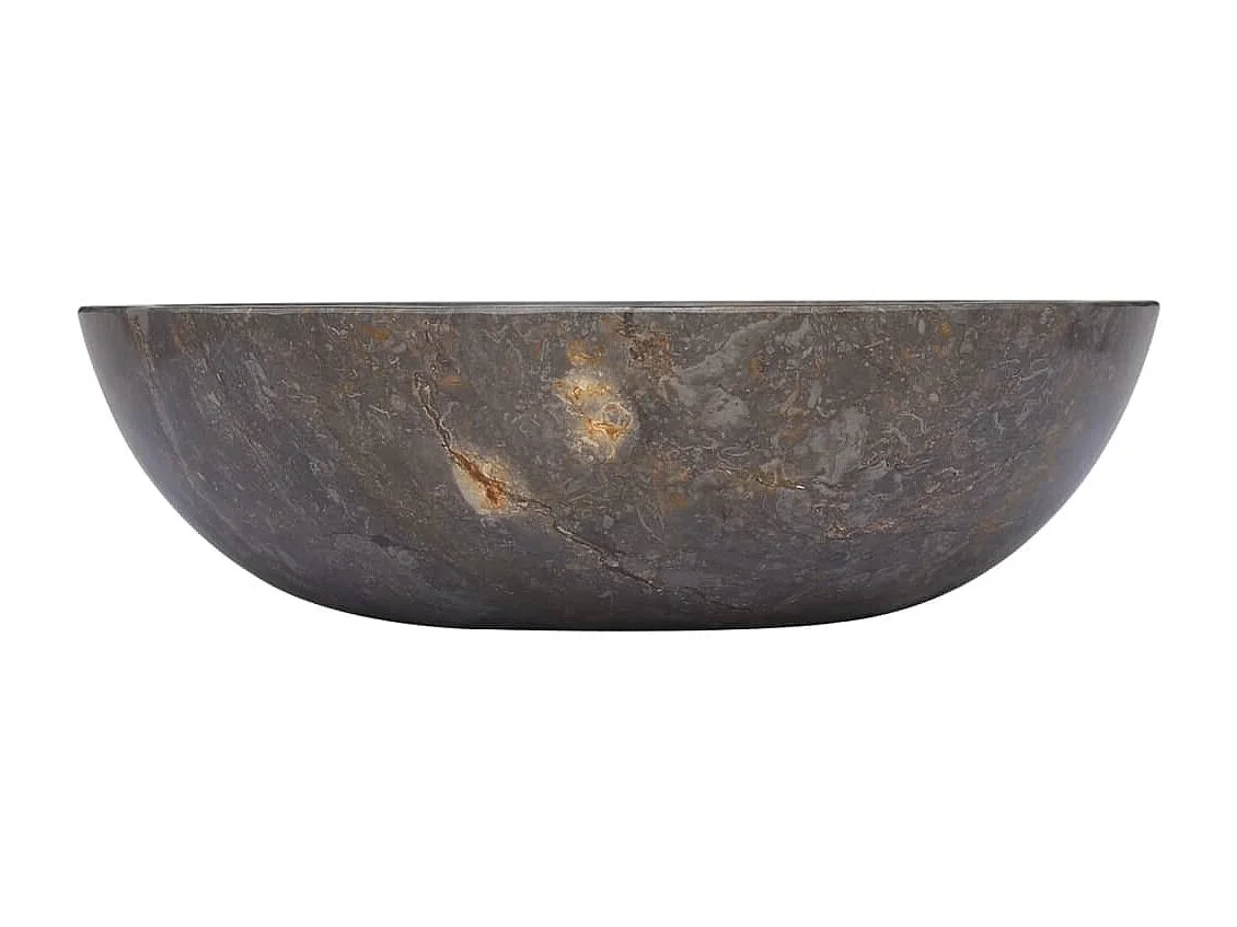 Lavabo gris mármol Ø40x12 cm ES66446