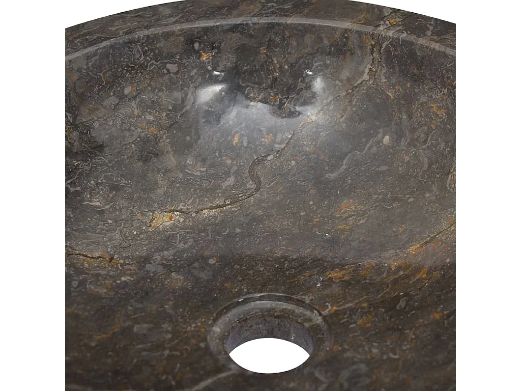 Vasque Gris Ø40x12 cm Marbre WVGQ9943