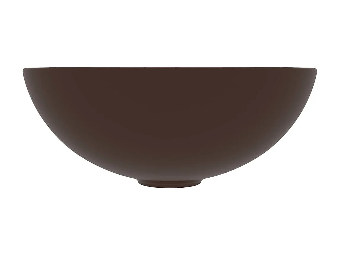 Vasque de salle de bain Céramique Marron Rond WVGQ1055