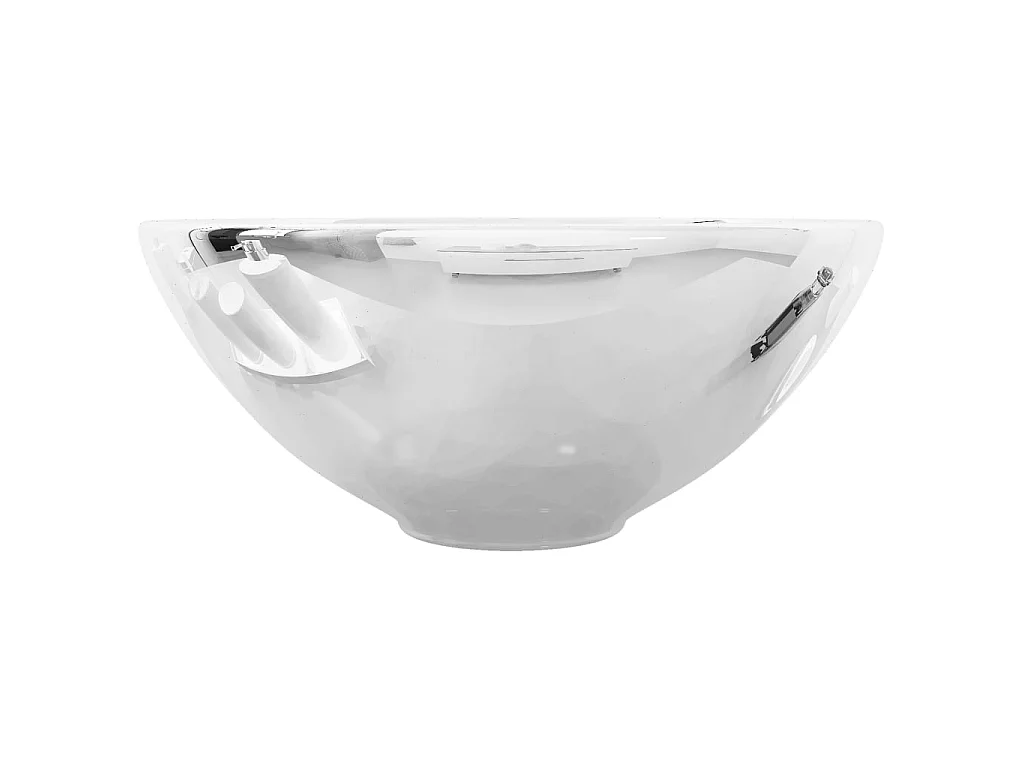 Lavabo 32,5x14 cm cerámica plateado ES66582