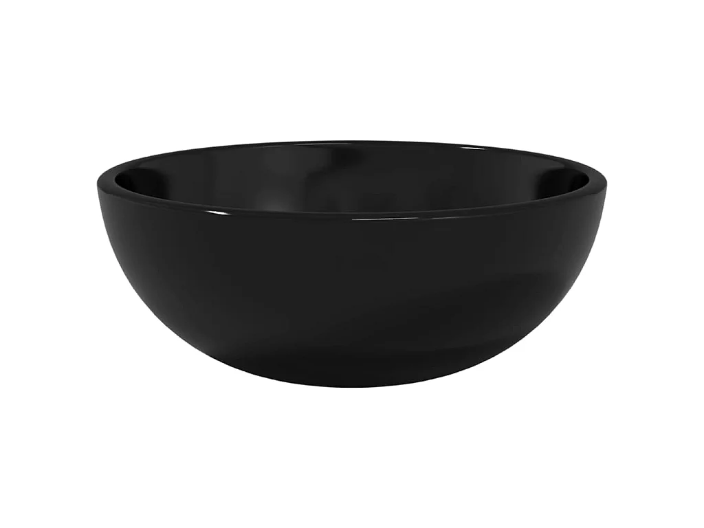 Lavabo de vidrio templado negro 30x12 cm ES66439