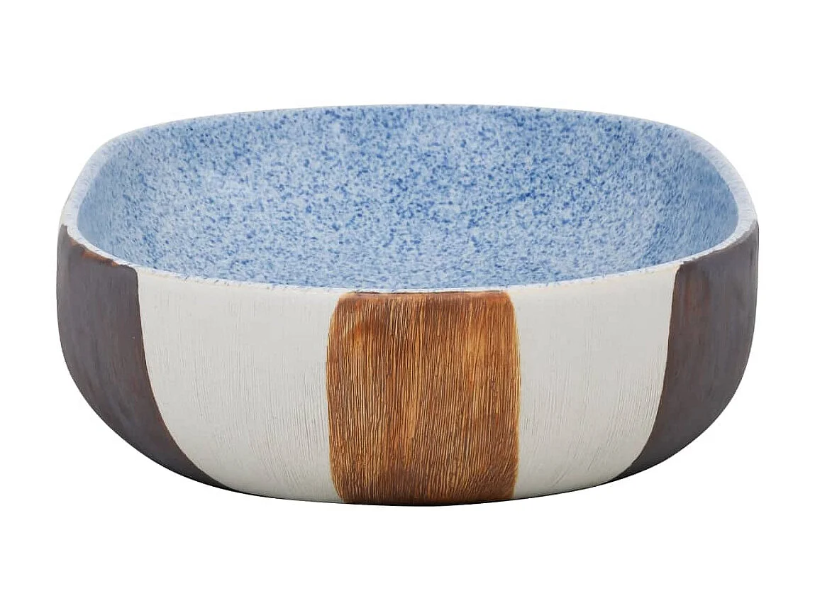 Lavabo sobre encimera ovalado cerámica multicolor 59x40x14 cm ES66407