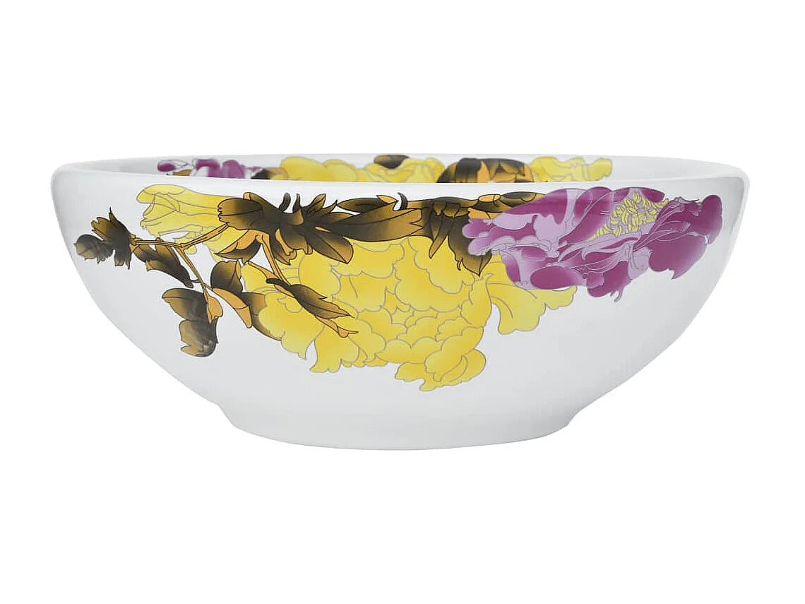 Vasque à poser multicolore rond Φ41x14 cm céramique WVGQ9015