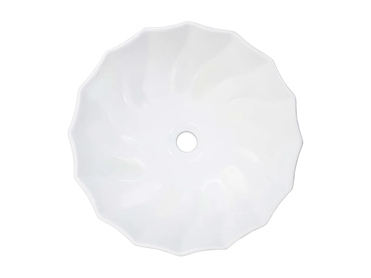 Vasque 46x17 cm Céramique Blanc WVGQ5678