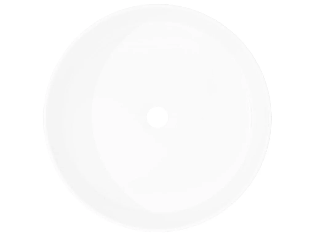 Vasque ronde Céramique Blanc 40 x 15 cm WVGQ8251