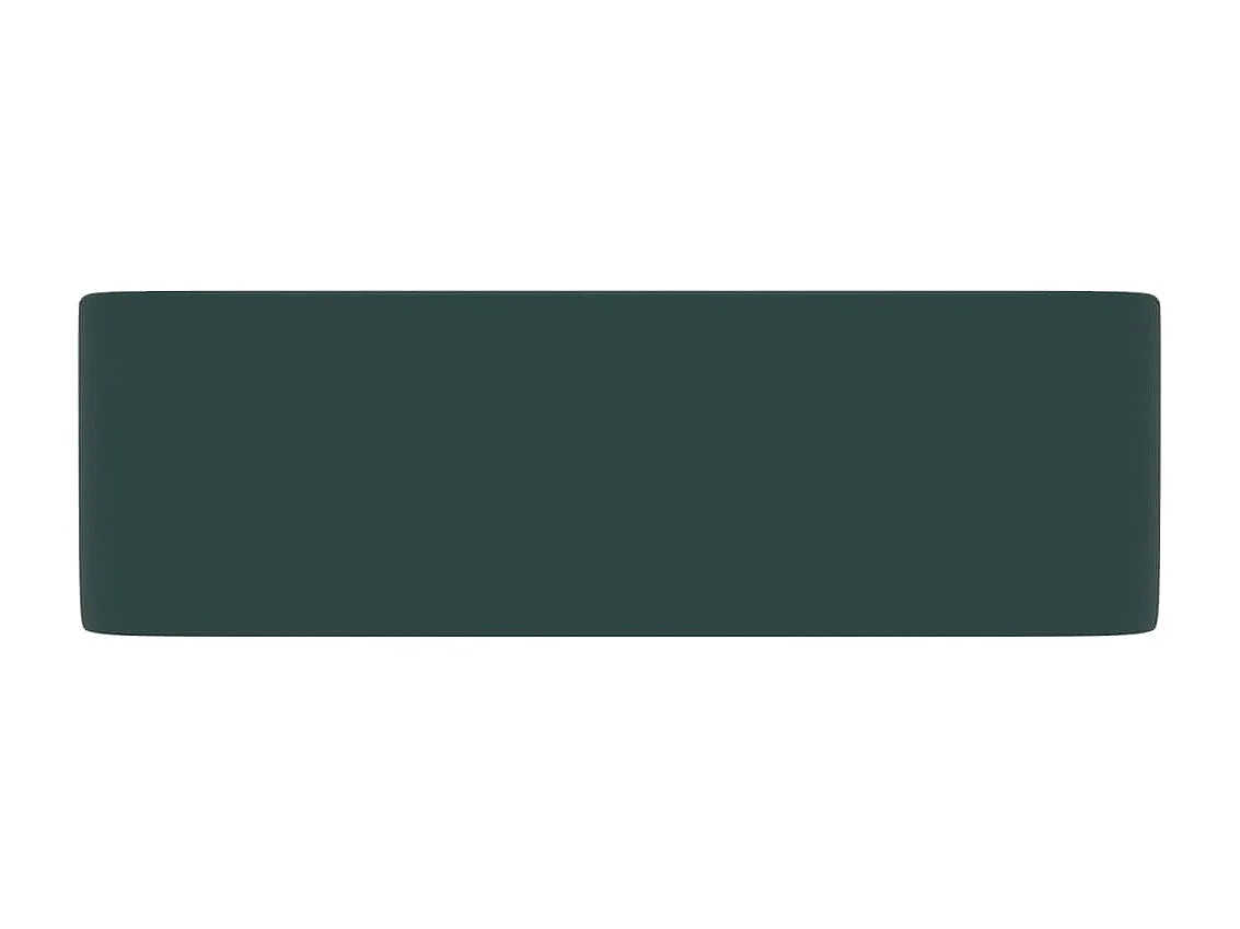 Lavatório luxuoso 41x30x12 cm cerâmica verde-escuro mate PT610167