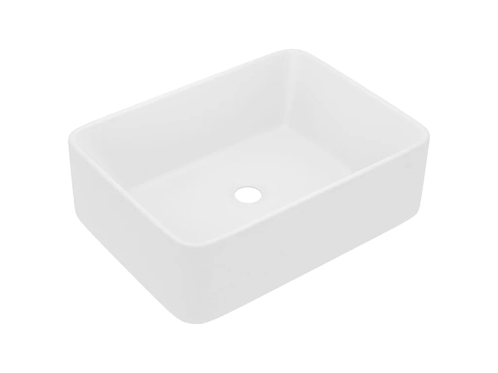 Vasque de luxe Blanc mat 41x30x12 cm Céramique WVGQ7731