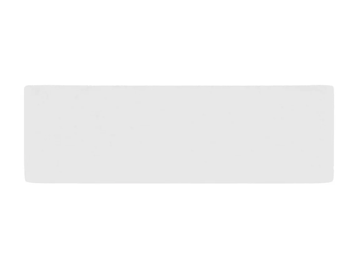 Lavabo de lujo de cerámica blanco mate 41x30x12 cm ES66567