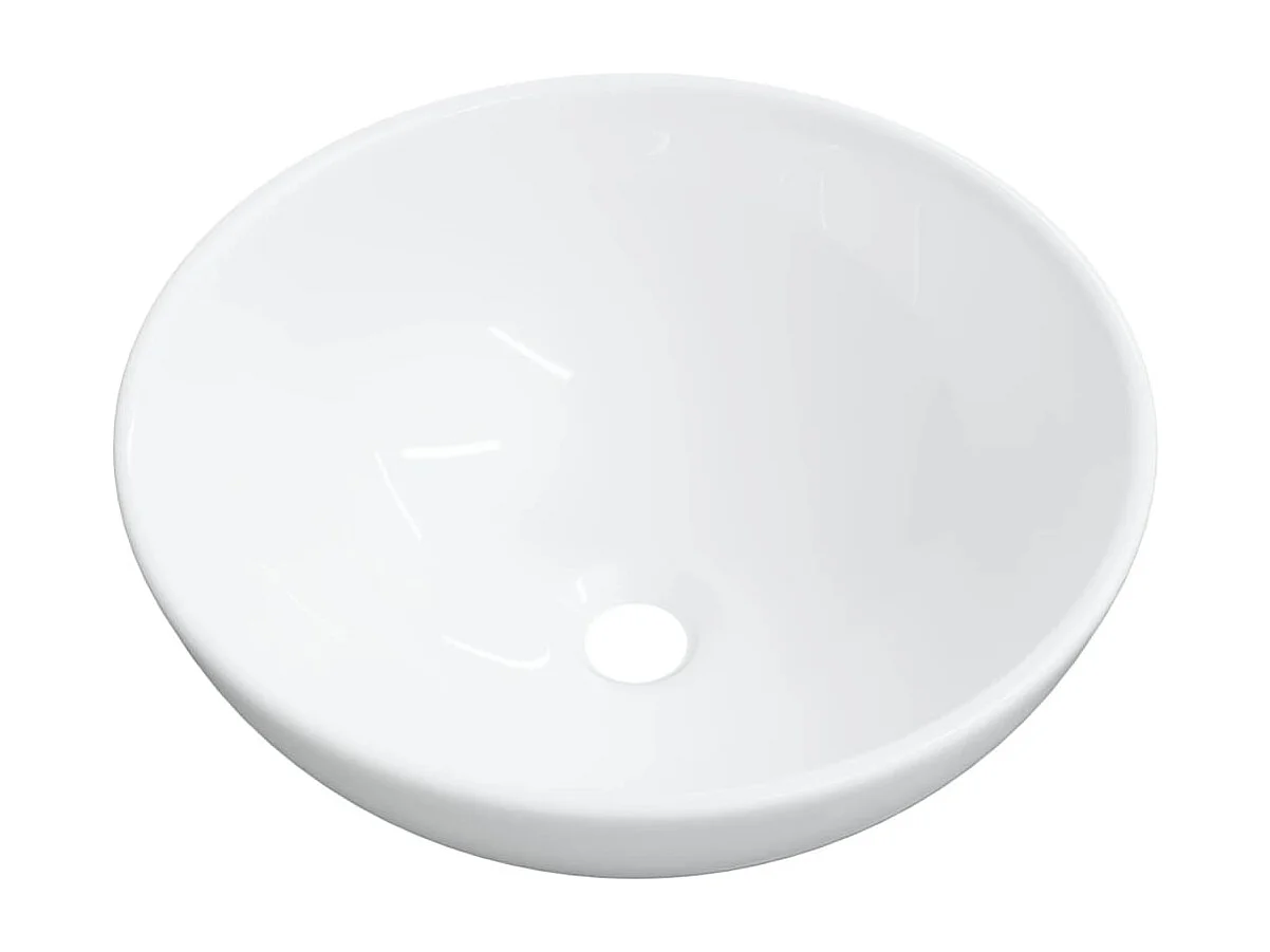 Vasque blanc 28x28x10 cm céramique WVGQ8543