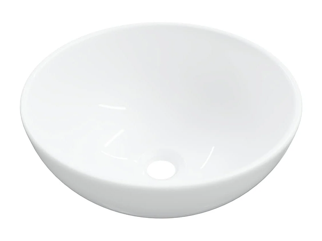 Vasque blanc 28x28x10 cm céramique WVGQ8543