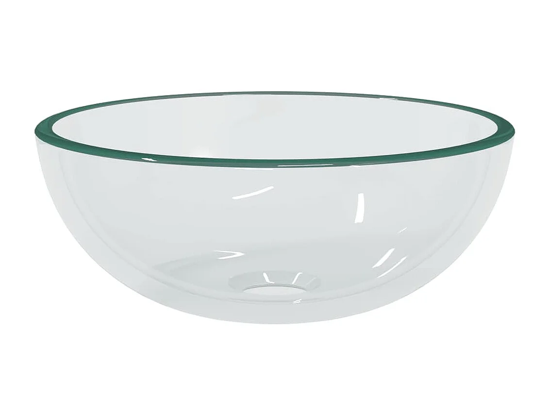 Vasque Verre trempé 30x12 cm Transparent WVGQ3548