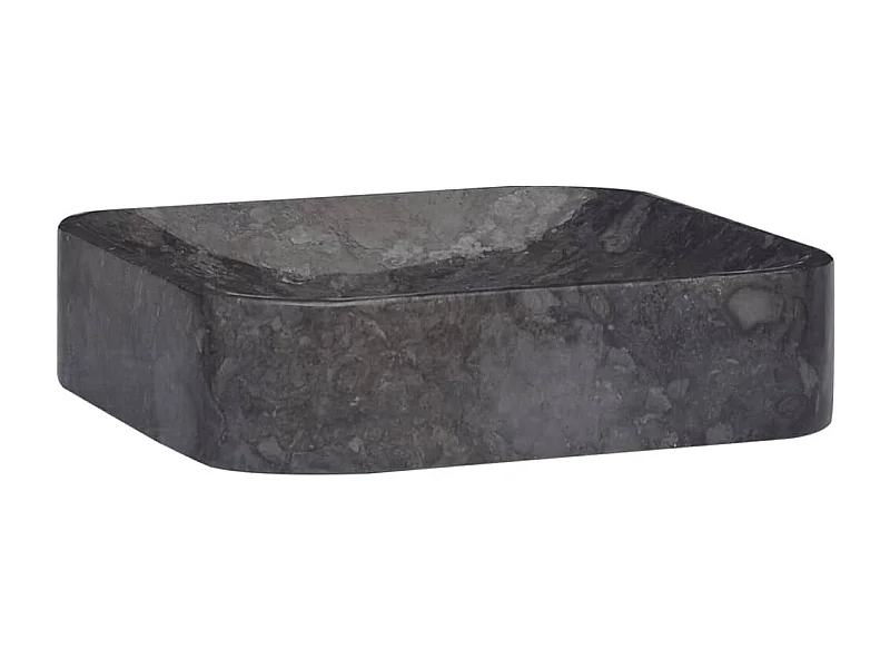 Lavabo mármol negro 40x40x10 cm ES66455