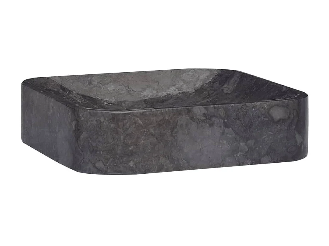 Vasque Noir 40x40x10 cm Marbre WVGQ8722