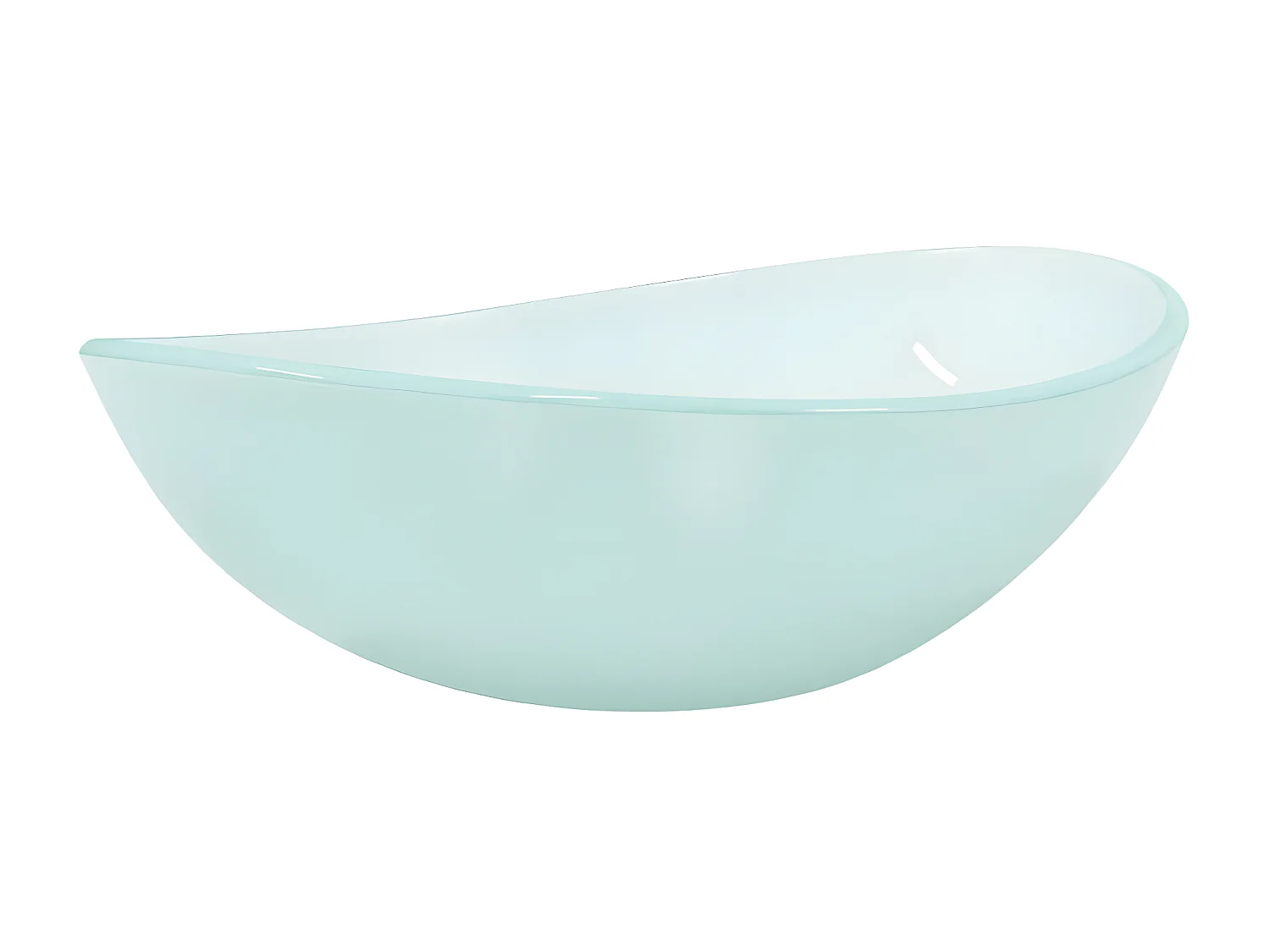 Lavabo de vidrio templado esmerilado 54,5x35x15,5 cm ES66233