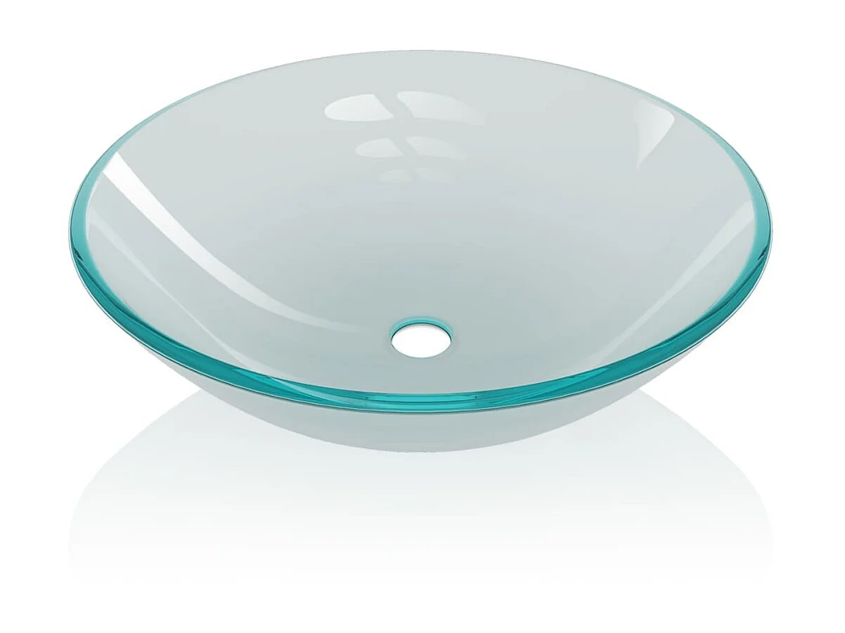 Lavatório em vidro temperado, 42 cm, fosco PT915773