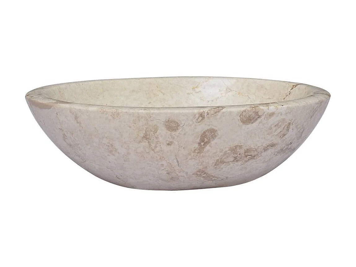 Lavabo crema mármol 53x40x15 cm ES66529