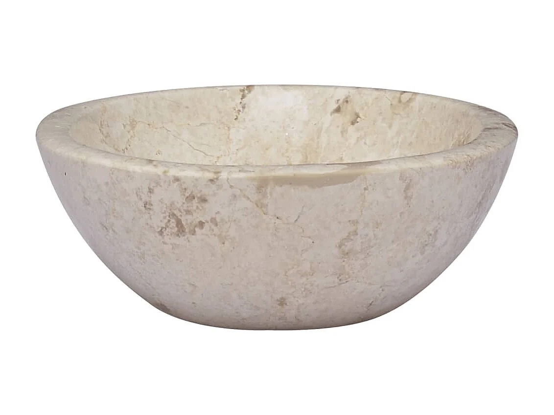 Lavabo crema mármol 53x40x15 cm ES66529