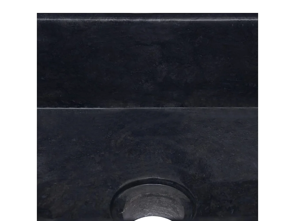 Lavabo mármol negro 30x30x13 cm ES66635