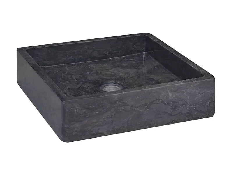 Vasque Noir 40x40x10 cm Marbre WVGQ7594