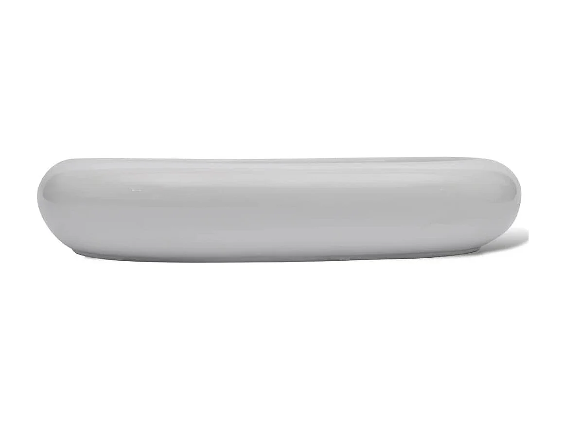 Lavabo ovalado de cerámica blanco 63x42 cm ES66499