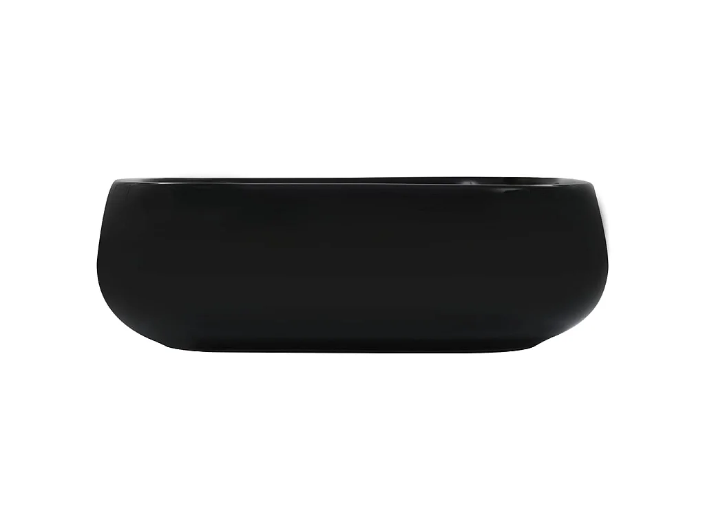 Lavatório 44,5x39,5x14,5 cm cerâmica preto PT118035