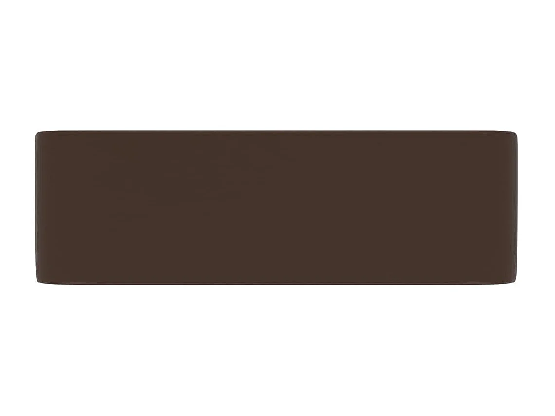 Vasque de luxe Marron foncé mat 41x30x12 cm Céramique WVGQ5545