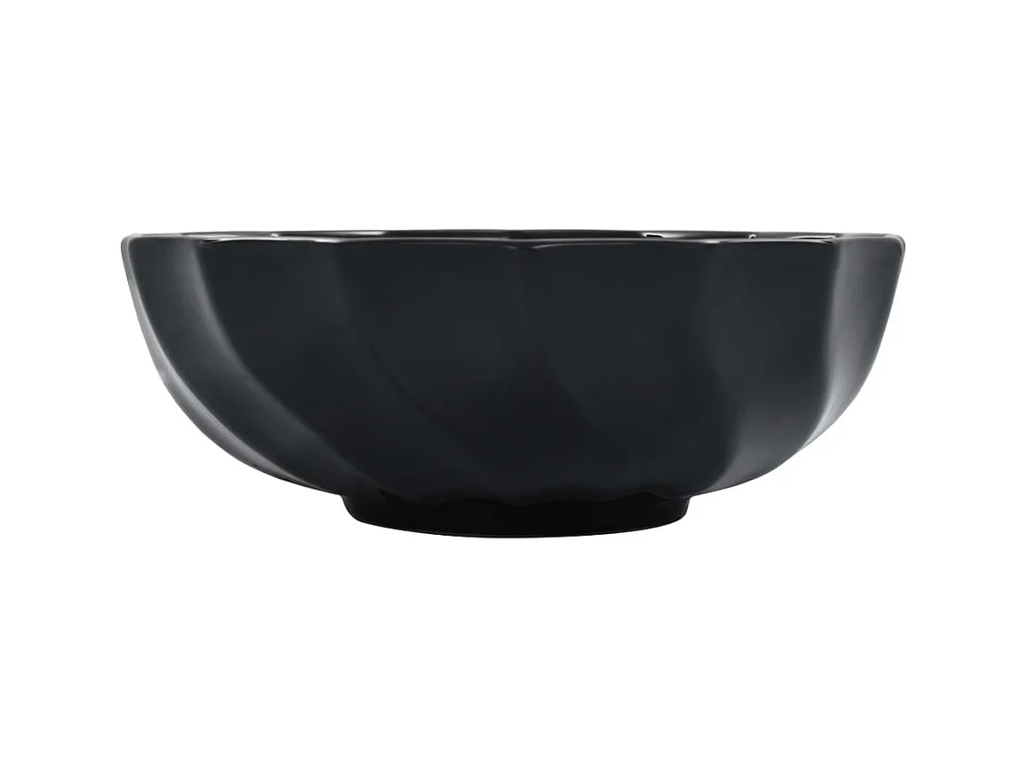 Lavabo 46x17 cm cerámica negro ES66294