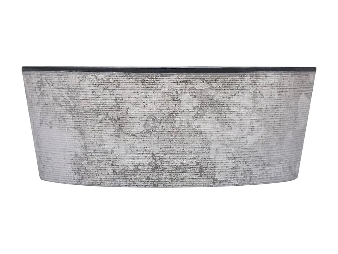 Lavabo mármol negro Ø40x15 cm ES66642