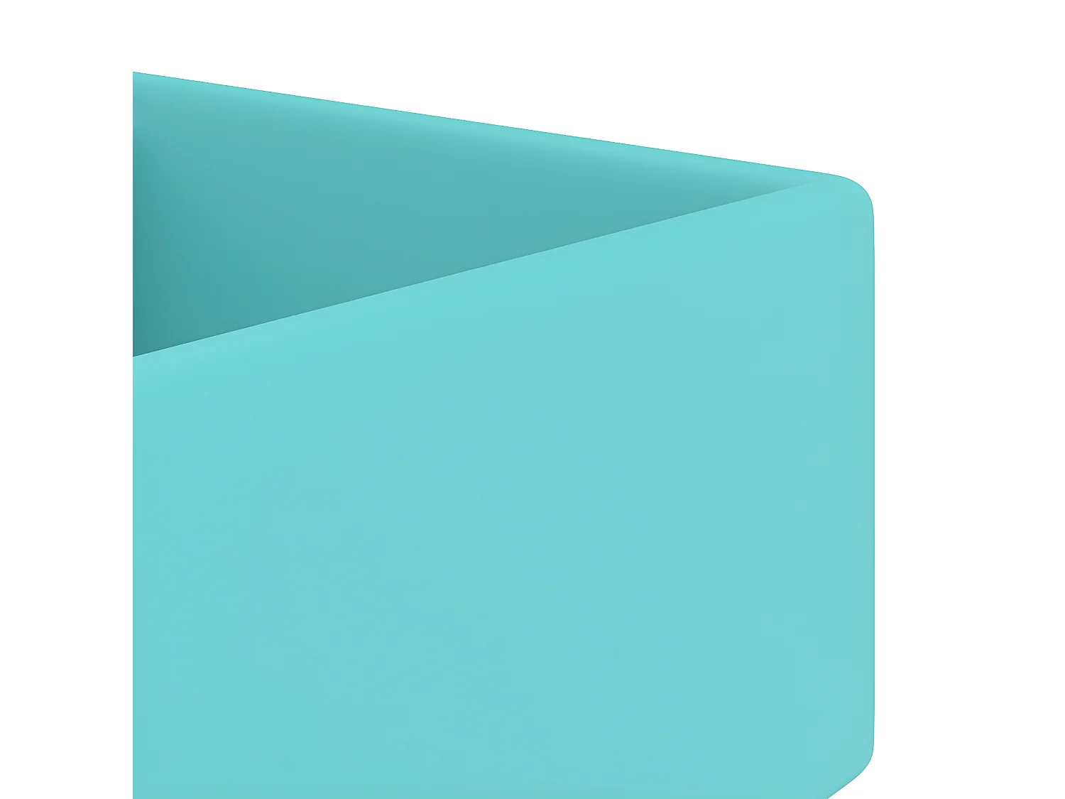 Lavatório luxuoso quadrado 41x41 cm cerâmica verde-claro mate PT522465