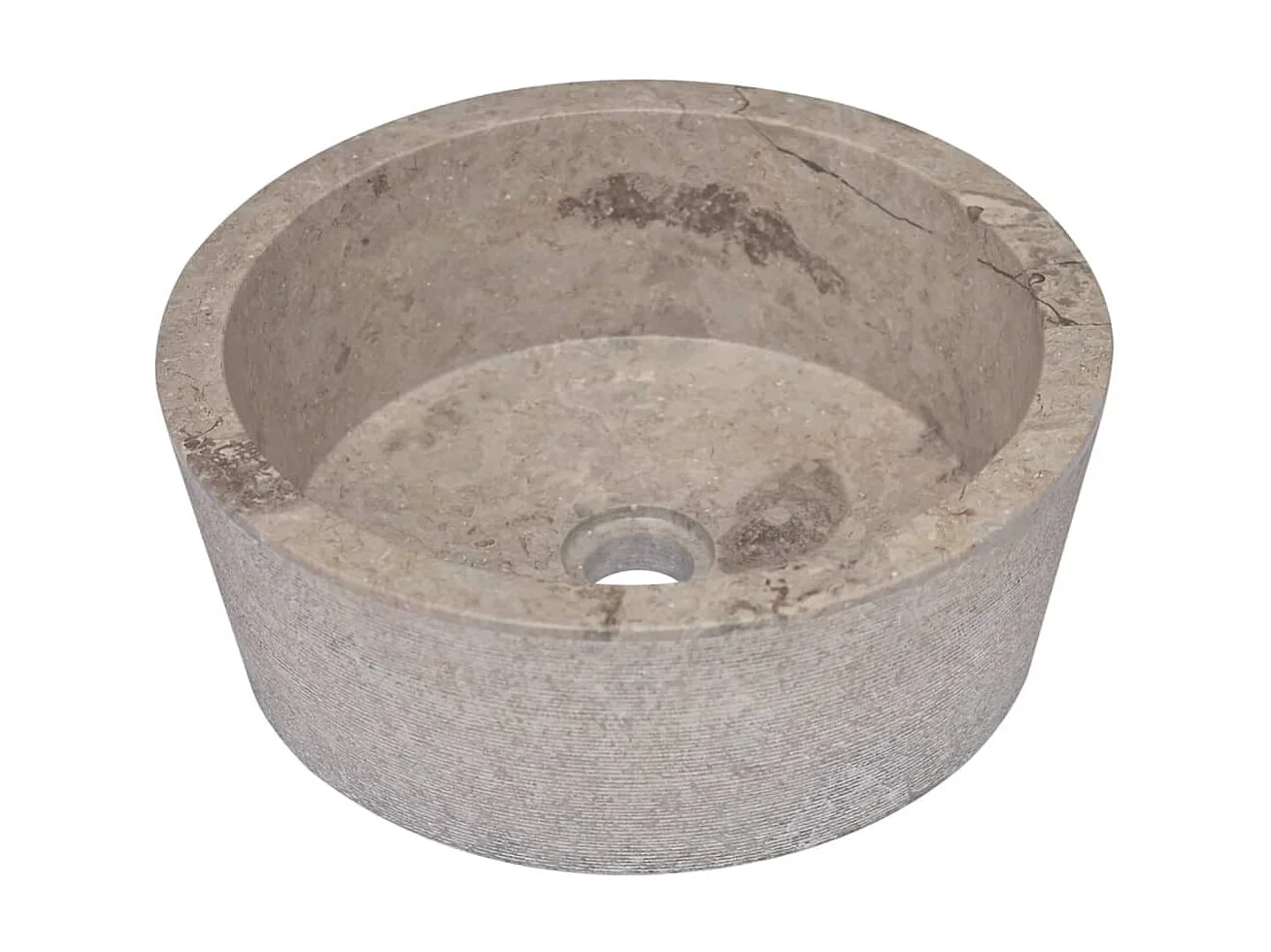 Lavatório Ø40x15 mármore cinzento PT683906