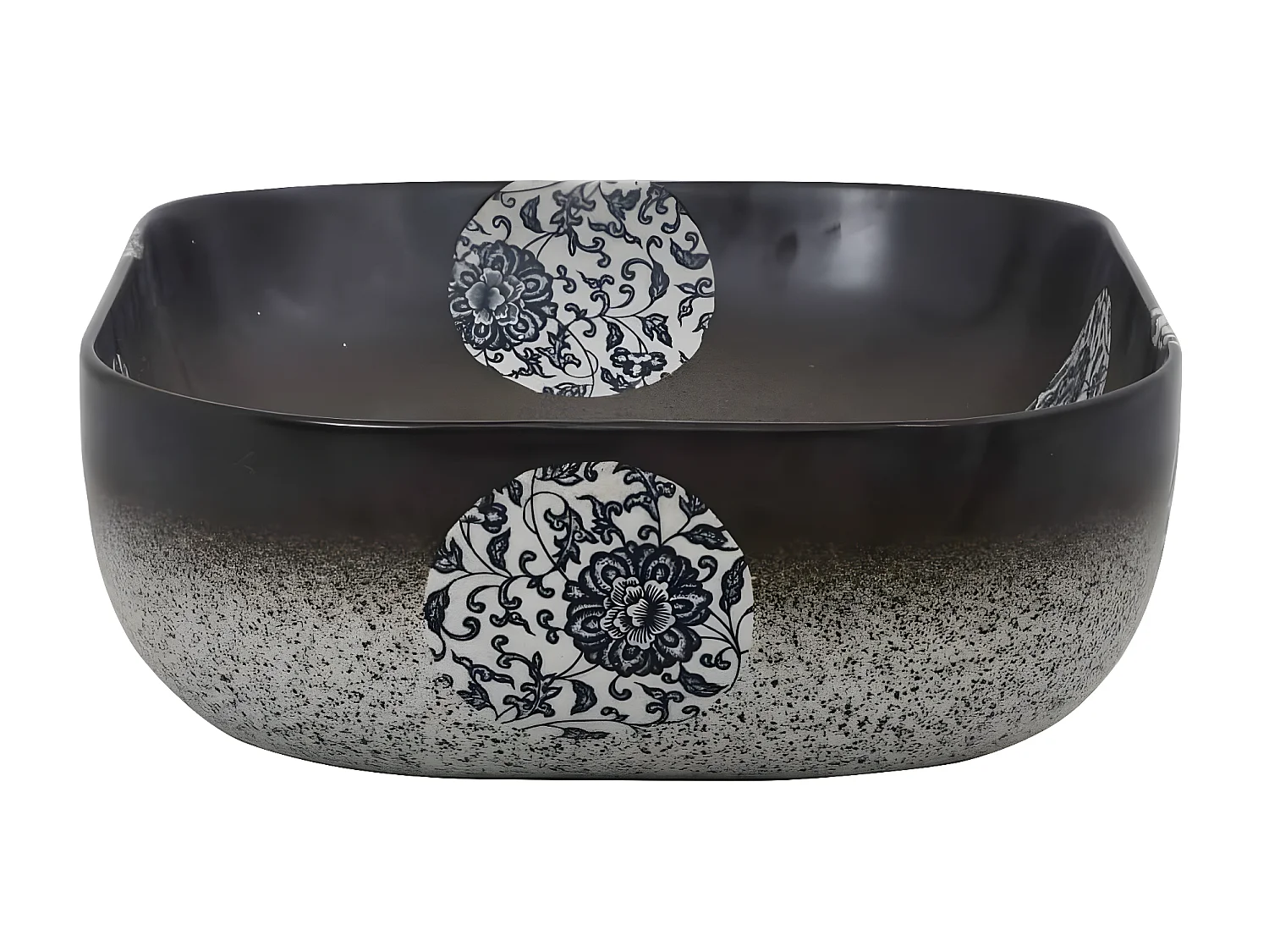 Lavabo encimera rectangular cerámica multicolor 48x37,5x13,5cm ES66249