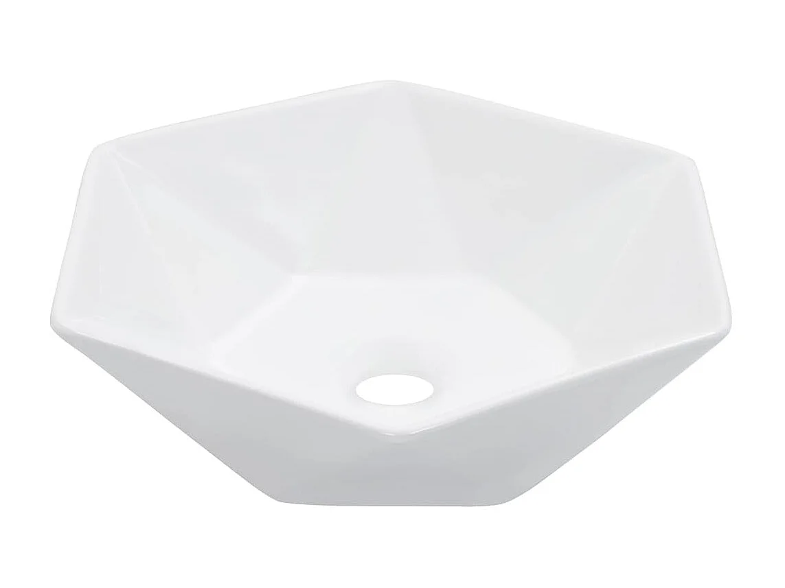Vasque 41x36,5x12 cm Céramique Blanc WVGQ7142